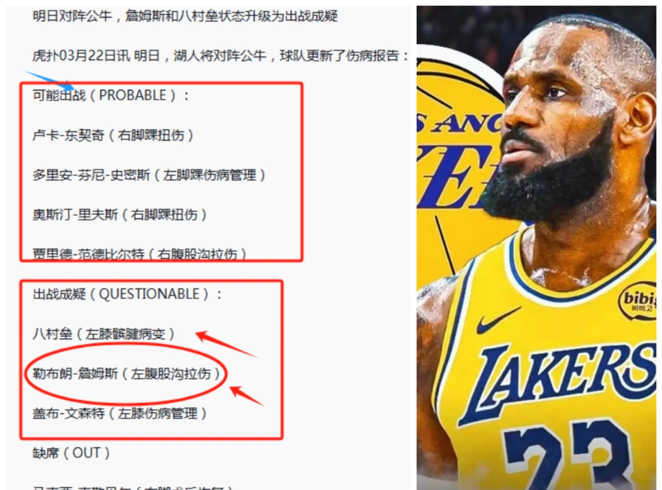 詹姆斯缺阵湖人丢失优势，遭到对手逆袭